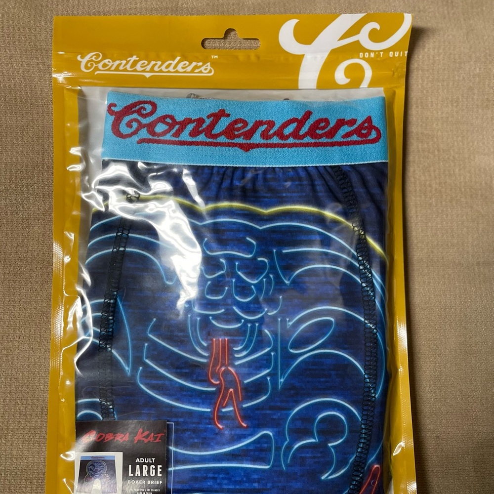 Blue Boxer Briefs cobra Kai sz L contenders